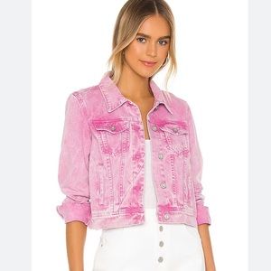 Free People Rumors Acid Wash Jean Jacket